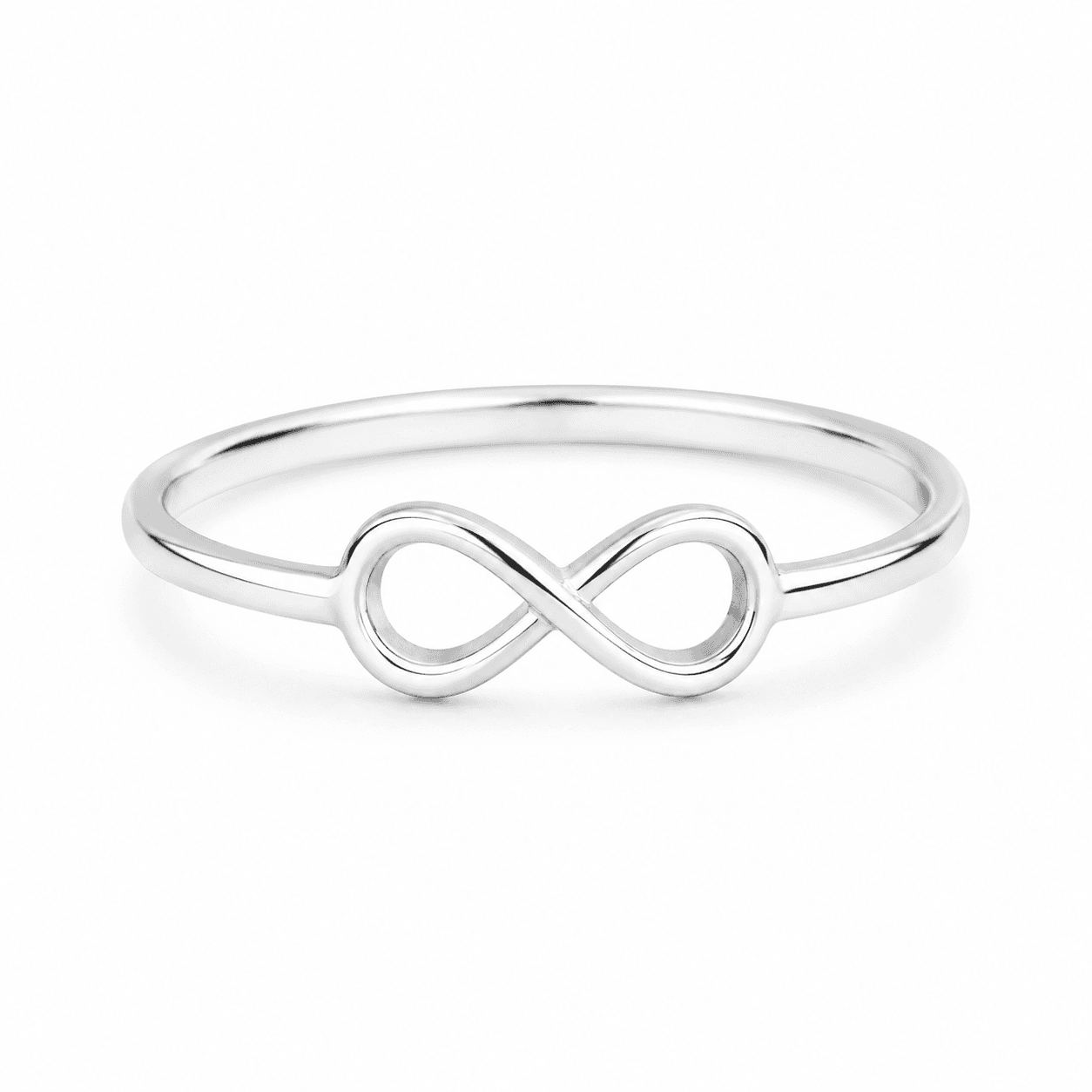 Ezüst love forever végtelen szimbólumos gyűrű - №11017 termékkép 1
